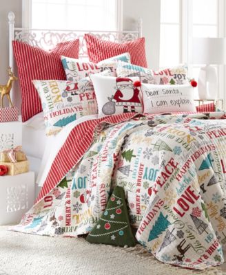 Levtex Home Santa Claus Lane 3-Pc. Quilt Set, King