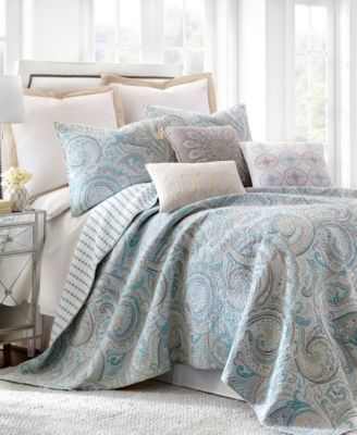 Комплект покрывала Levtex Home Spruce Paisley Reversible 3-Pc., King