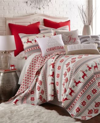 Levtex Home Silent Night Nordic Stripe 3-Pc. Quilt Set, Full/Queen