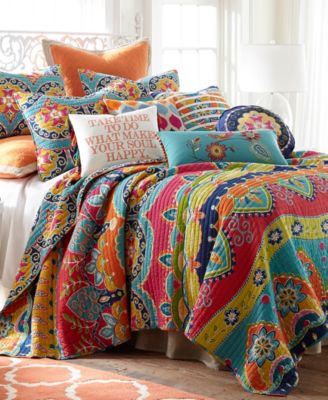 Levtex Home Amelie Boho Vibrant 3-Pc. Quilt Set, Full/Queen