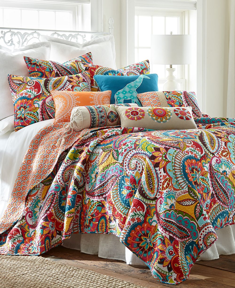 Комплект покрывала Levtex Home Rhapsody Paisley Reversible 3-Pc., King