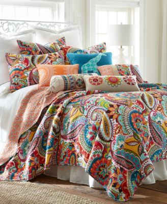 Комплект покрывала Levtex Home Rhapsody Paisley Reversible 3-Pc., King