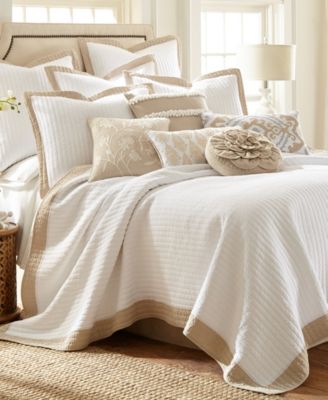 Стеганый комплект Levtex Home Adobe Border Trim, Full/Queen