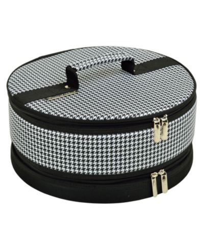 Picnic at Ascot Pie, Cake, Salad Carrier 12" Diameter - Rigid Sides