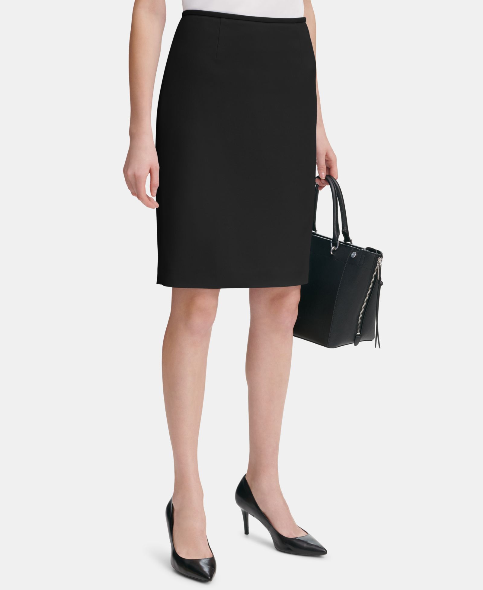 Calvin Klein Женская юбка-карандаш Scuba Crepe Pencil Skirt