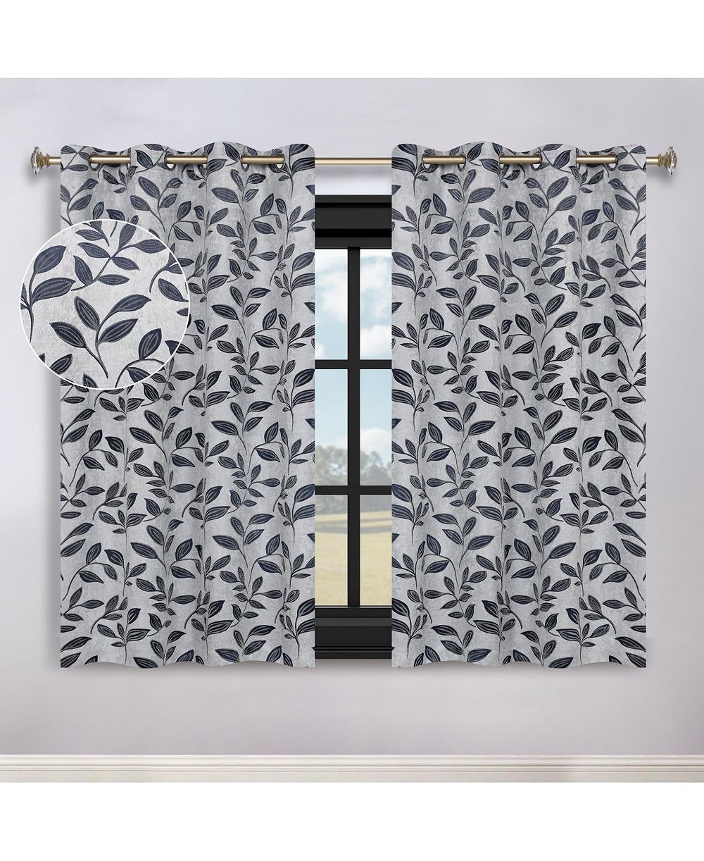 Комплект из 2 штор Superior Leaves Room Darkening Grommet