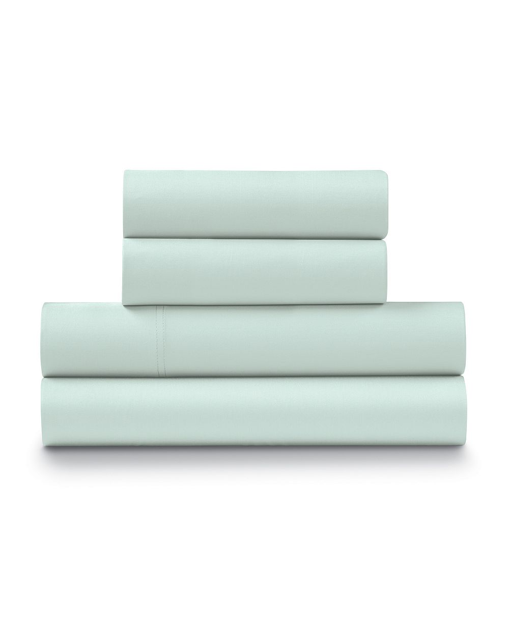 Ella Jayne Percale Cool and Crisp 100% Cotton 3-Pc. Sheet Set, Twin