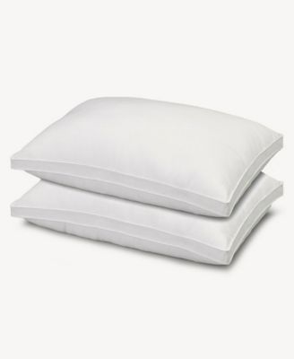 Ella Jayne Gusseted Firm Plush Down Alternative Side/Back Sleeper 2-Pack Pillow, Standard