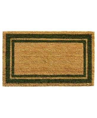 Home & More Border Natural Coir/Vinyl Doormat, 24" x 36"