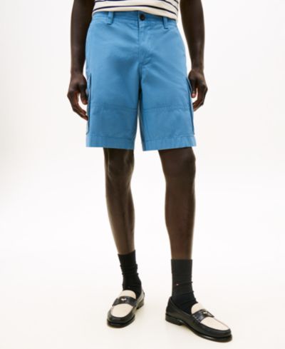 Tommy Hilfiger Men's Essential Cotton Cargo Shorts, 10" Inseam