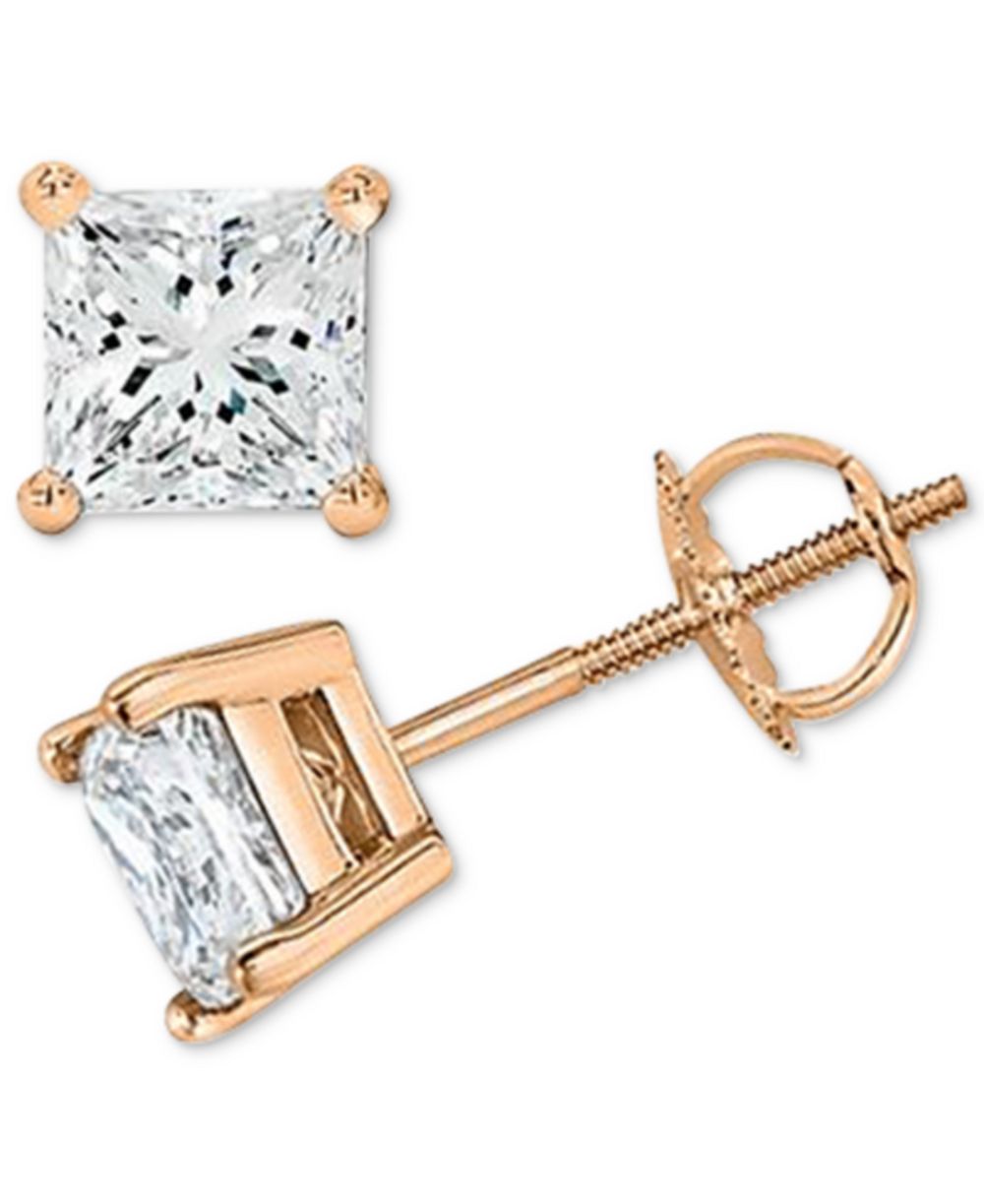 Серьги-гвоздики Diamond Stud Earrings (1/10 ct. t.w.) 10k Gold, White Gold or Rose Gold
