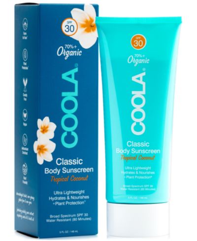 Солнцезащитный крем для тела Coola Classic Tropical Coconut SPF 30