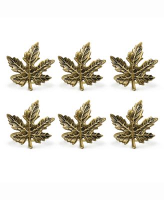 Maple Leaf Napkin Ring, Set of 6