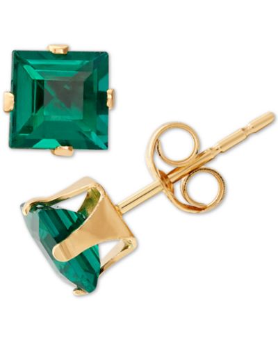 Серьги-гвоздики Lab-Grown (1 ct. t.w.) из 14k Gold