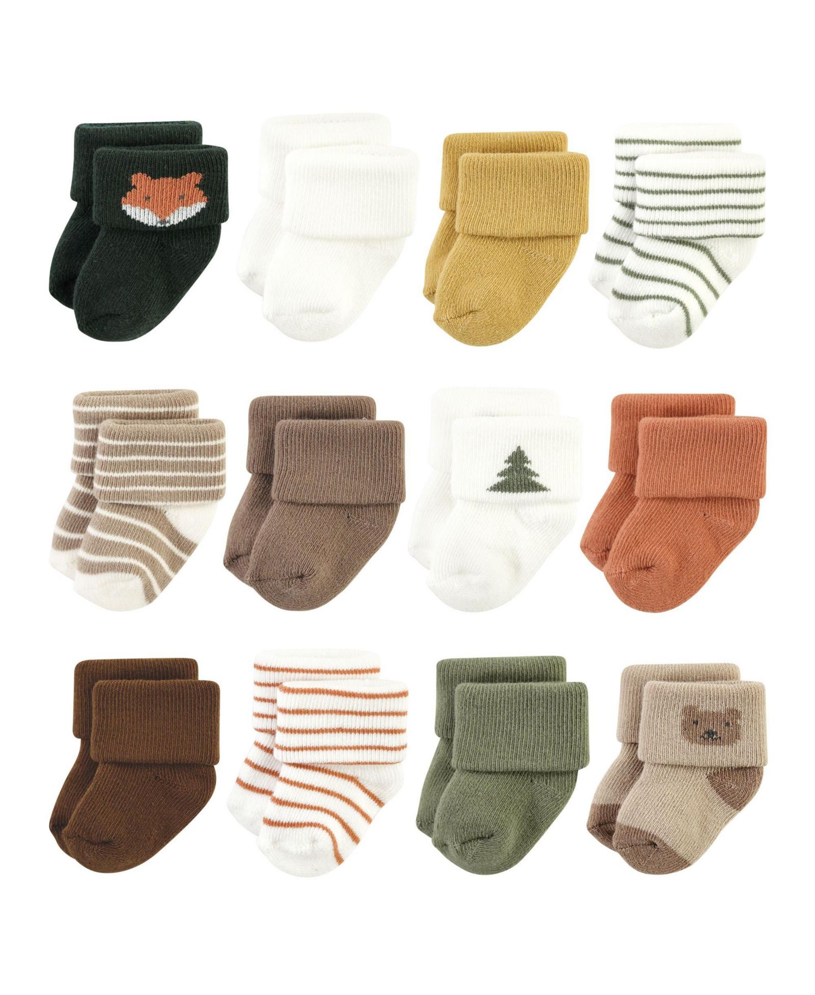 Hudson Baby Baby Boys Hudson Unisex Bulk Pack of Soft Terry Socks