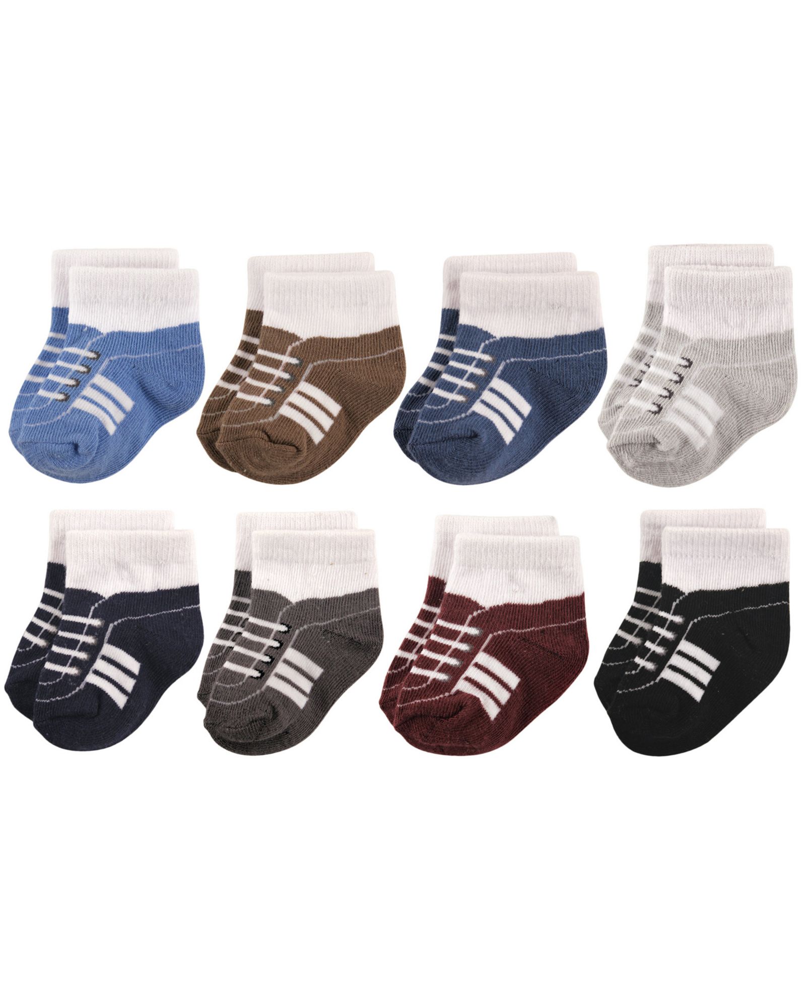Набор из 8 пар носков Hudson Baby Everyday Crew Socks