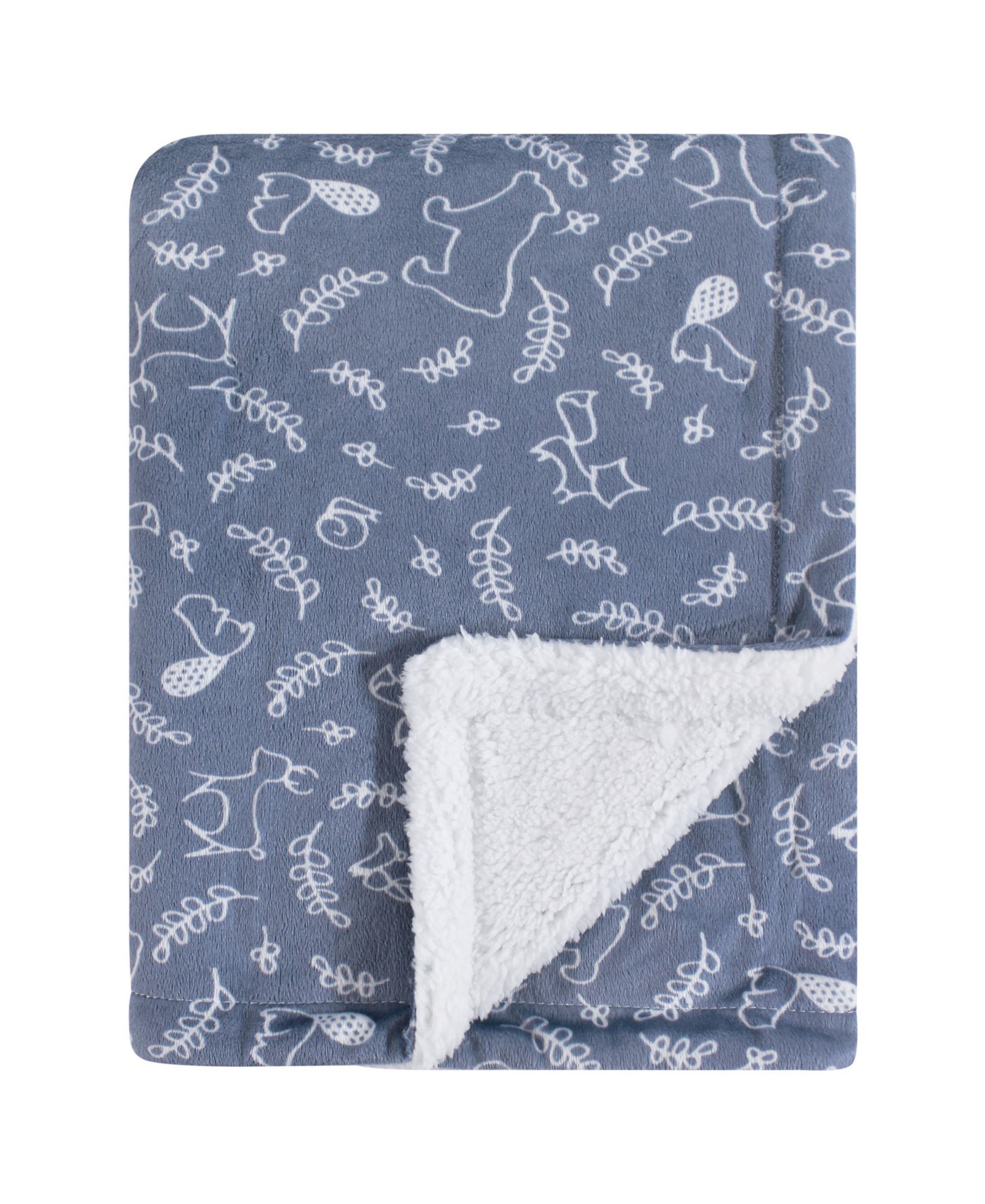 Yoga Sprout Soft & Snuggly Reversible Mink-Sherpa Throw