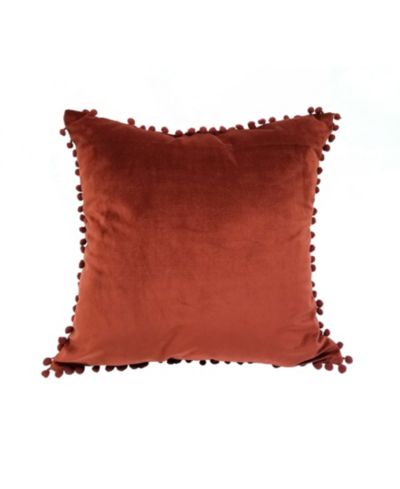Universal Home Fashions Pompom Decorative Pillow, 18" x 18"