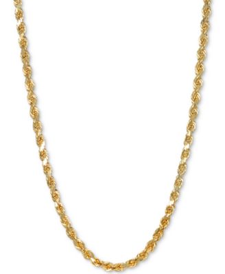 Золотая цепочка Italian Gold Forza Rope 20" (3-1/5mm) 14k Gold