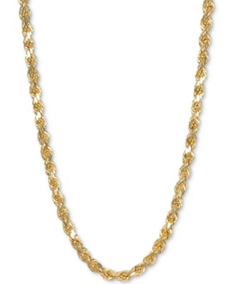 Цепочка-ожерелье Italian Gold Forza Rope Chain 18" (4-1/10mm) в 14k Gold