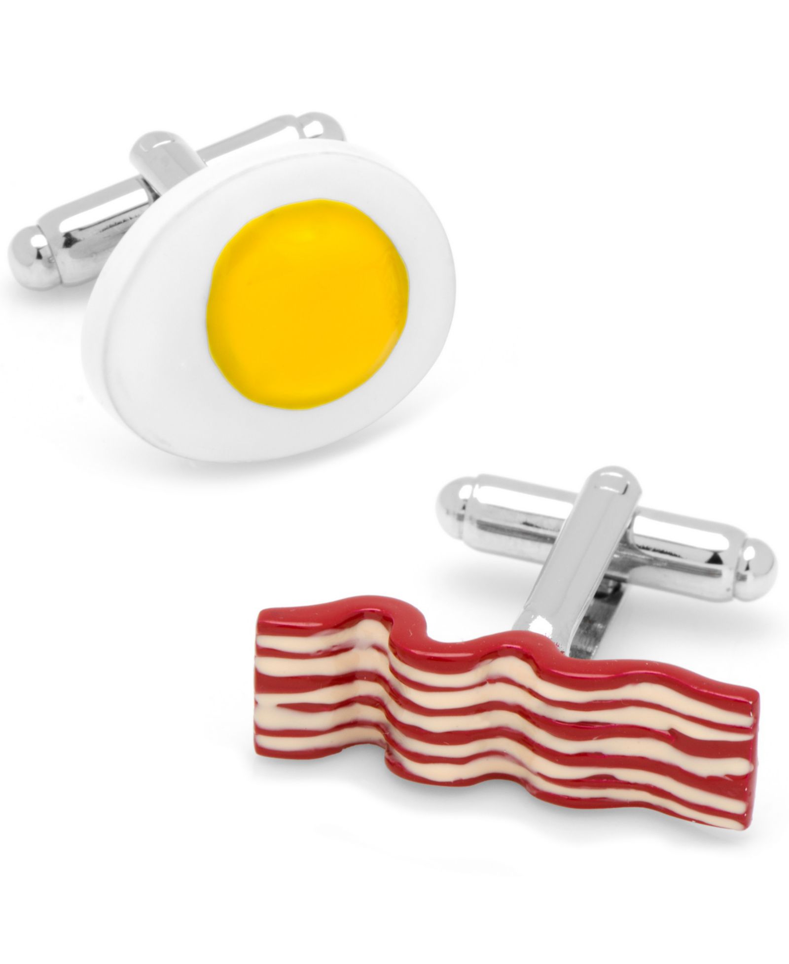 Запонки Bacon and Eggs Breakfast