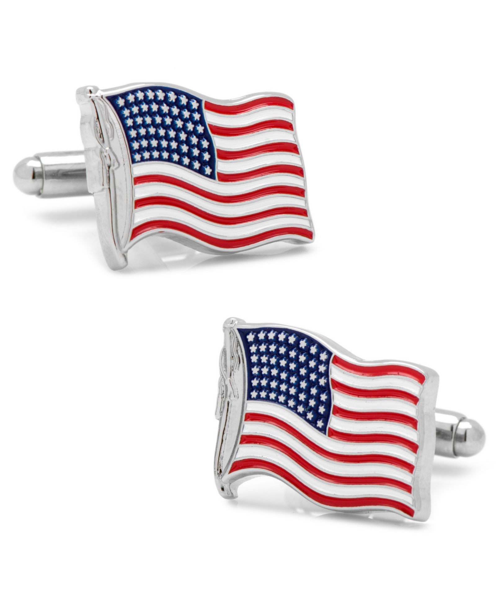 Запонки Waving American Flag Cufflinks