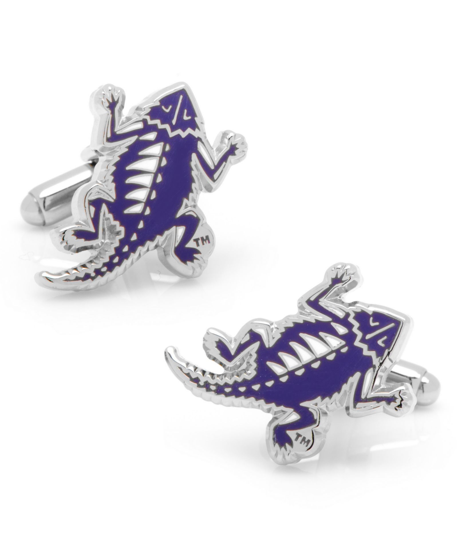 Винтажные запонки с символом TCU Horned Frog