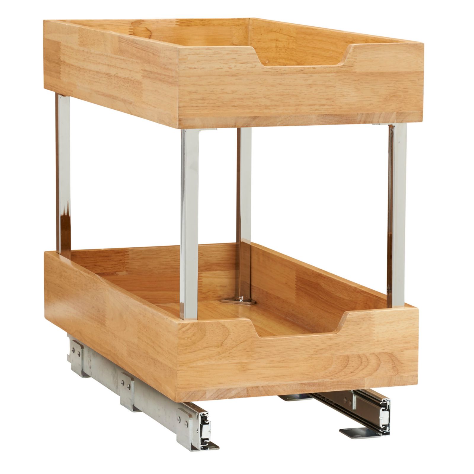 Household Essentials органайзер для шкафа Glidez Wood 11.5" 2-Tier Sliding