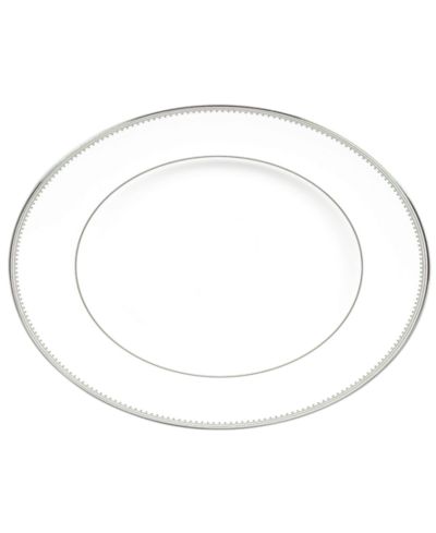 Средняя овальная тарелка Grosgrain от Vera Wang Wedgwood