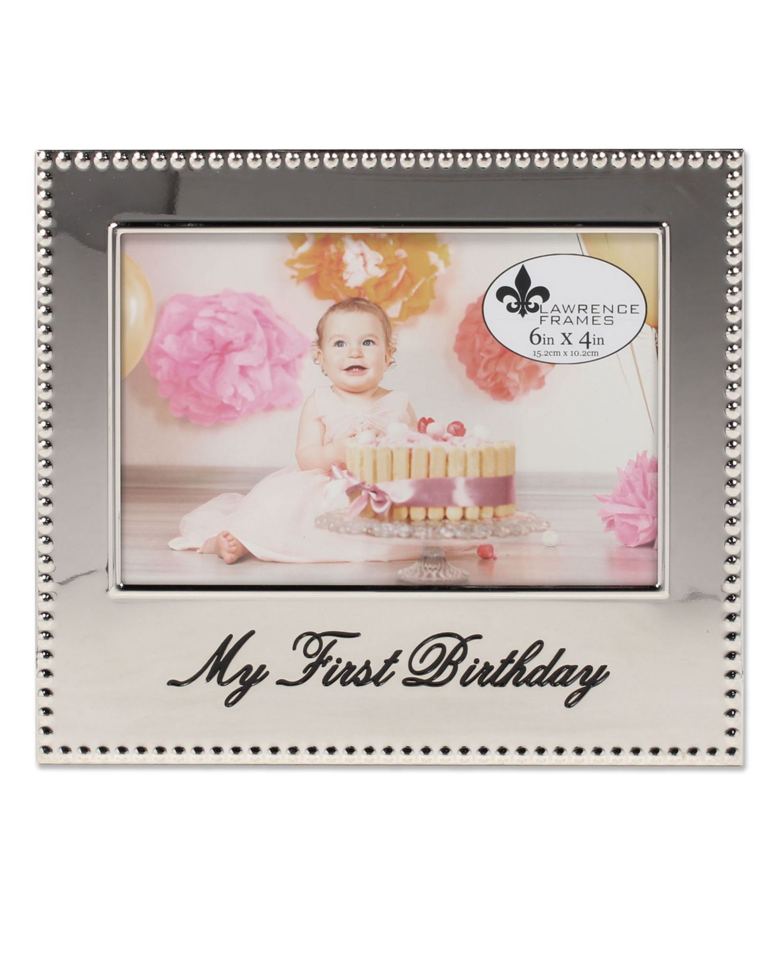 Рамка для фото Lawrence Frames My First Birthday 4" x 6"