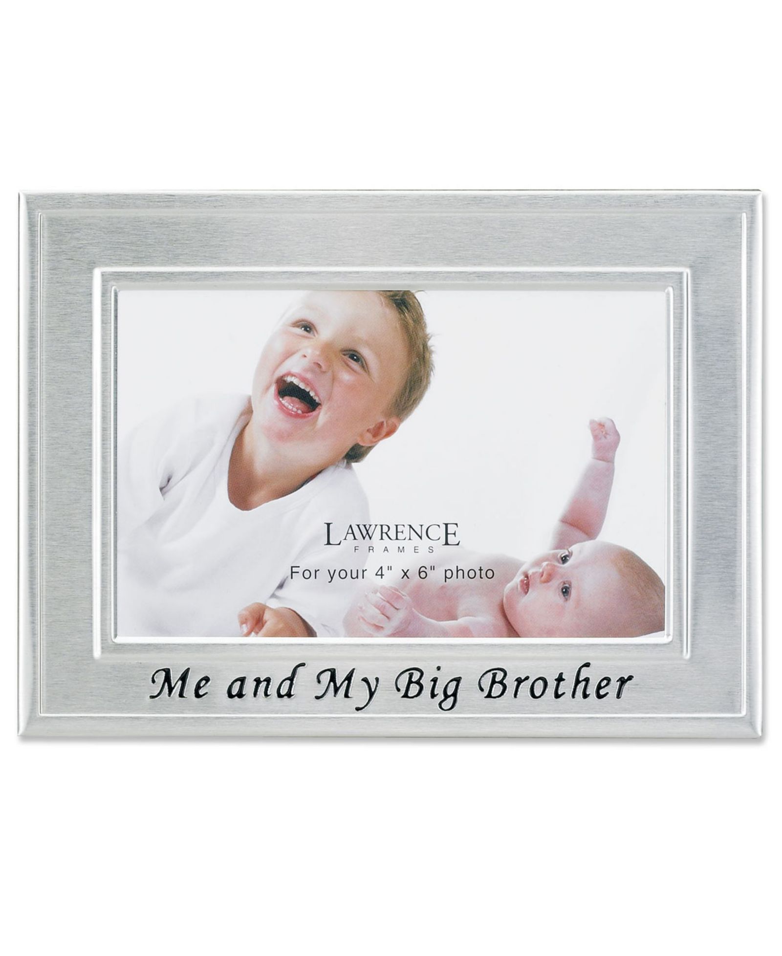 Lawrence Frames фоторамка Big Brother Silver Plated 6" x 4"