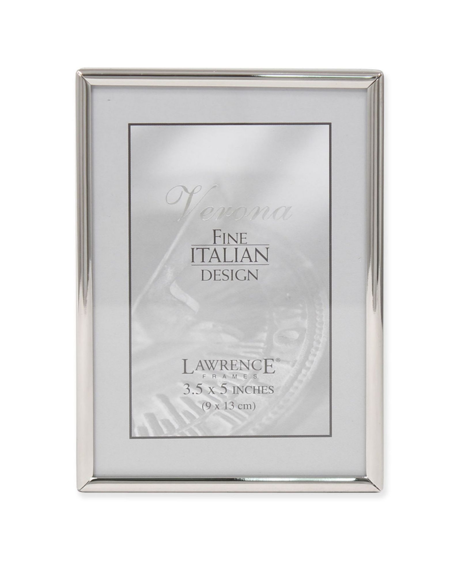 Металлическая фоторамка Lawrence Frames Simply Silver, 3.5" x 5"