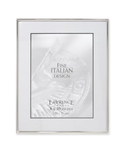 Металлическая фоторамка Lawrence Frames Simply Silver, 8" x 10"