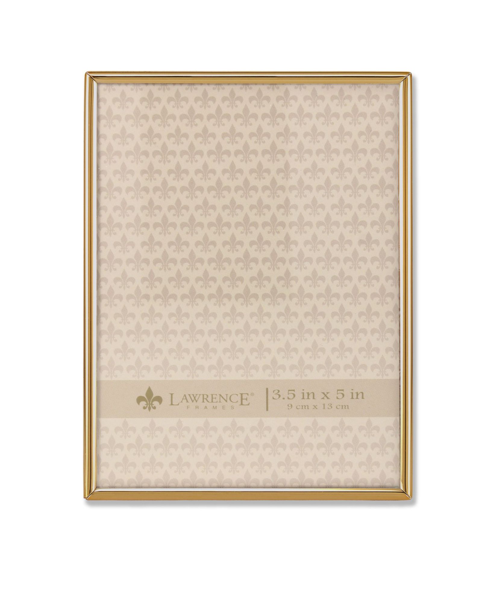 Lawrence Frames Simply Gold Metal Picture Frame - 3.5" x 5"