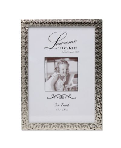 Lawrence Frames Silver Shimmer Metal Picture Frame - 5" x 7"
