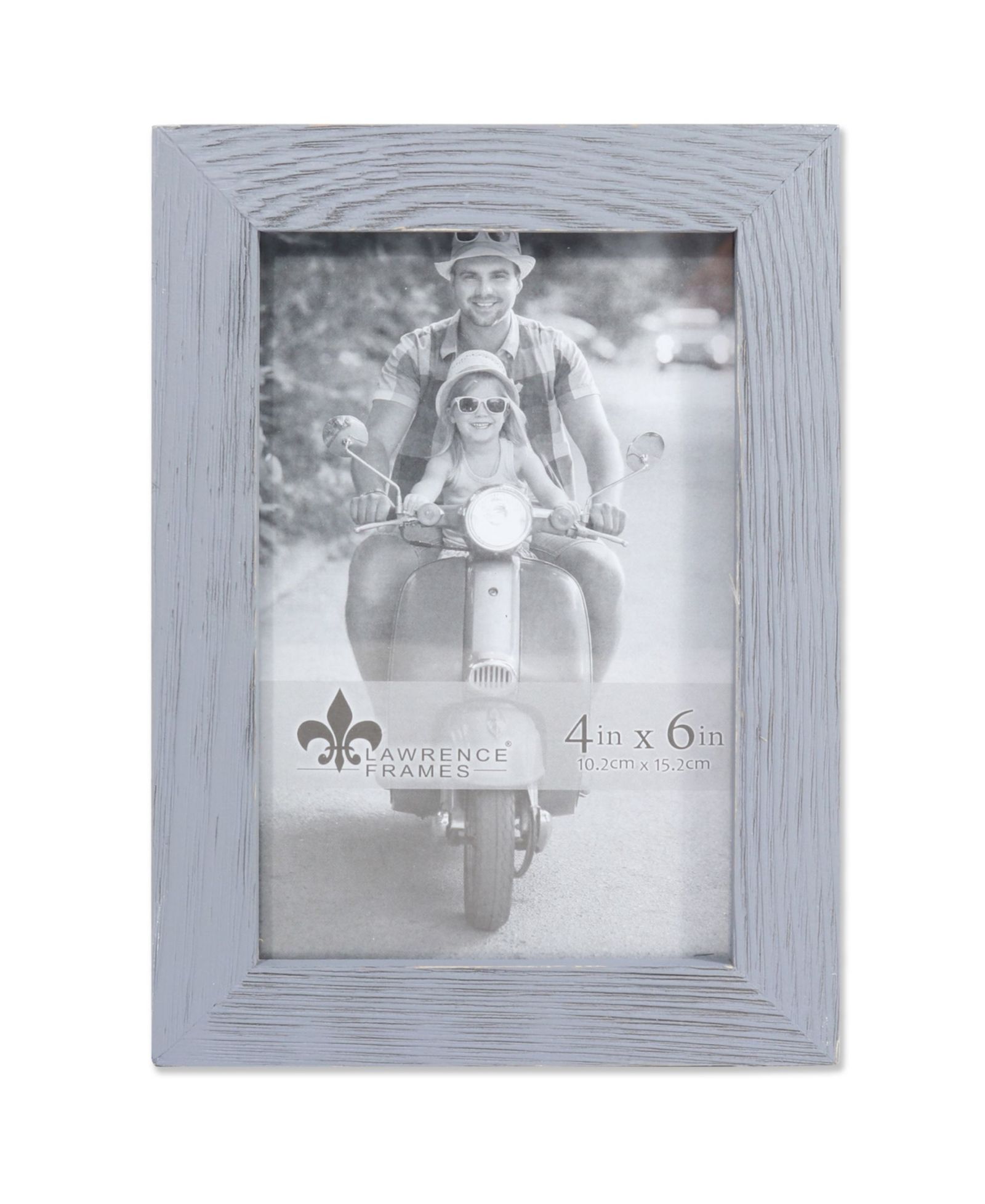 Рамка для фото Lawrence Frames Charlotte Weathered Gray Wood 4" x 6"