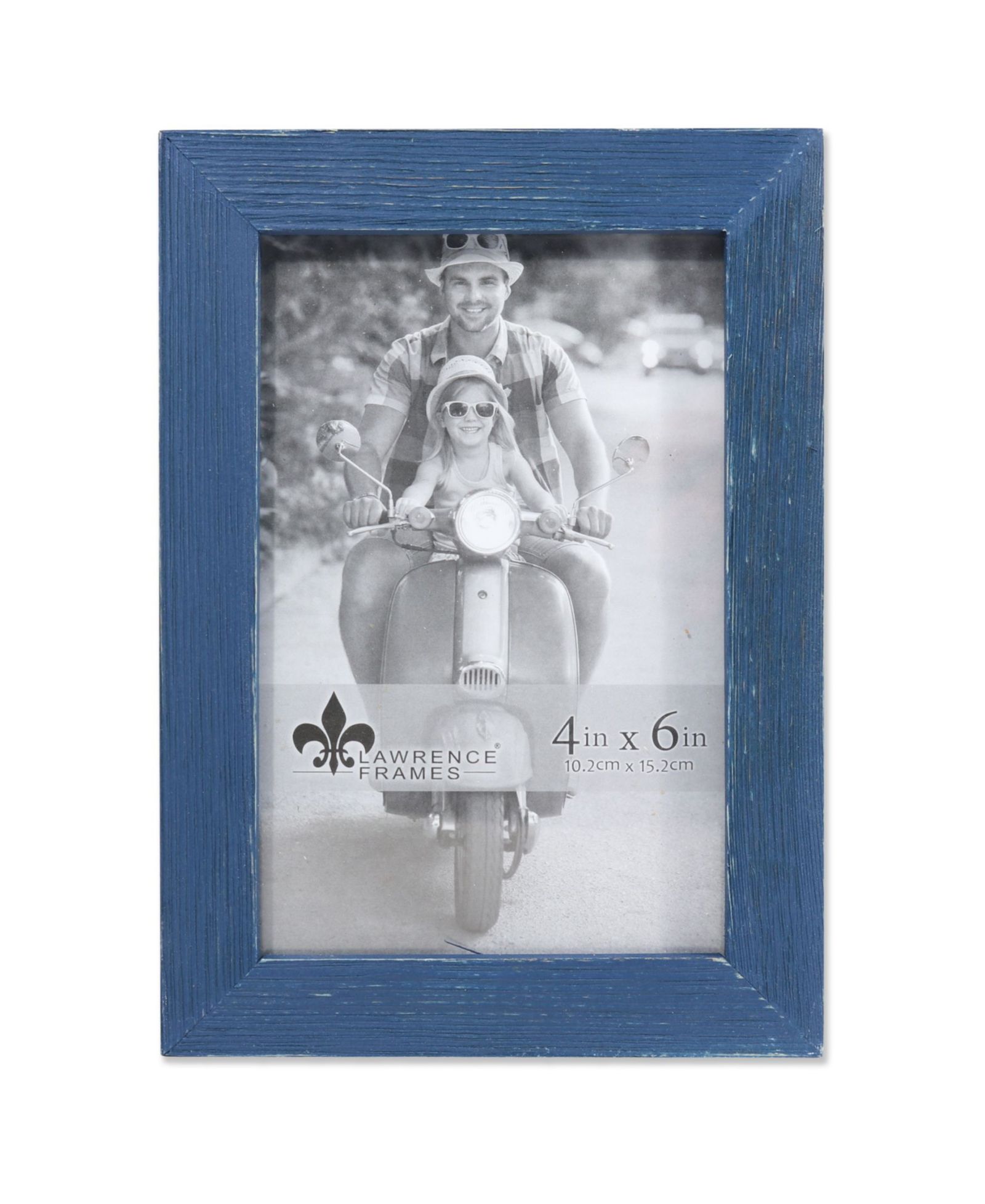 Lawrence Frames Charlotte деревянная фоторамка темно-синяя 4" x 6"