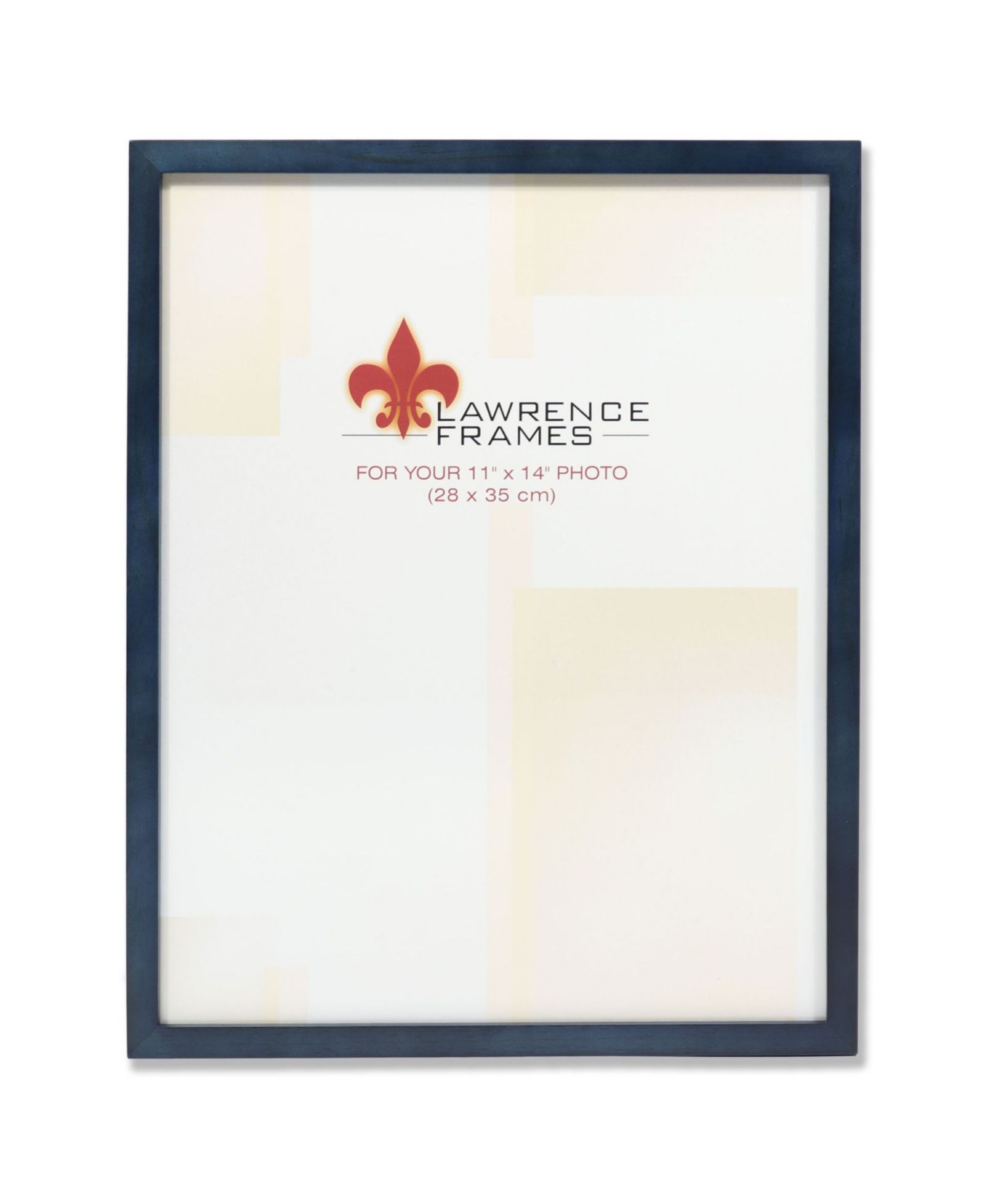 Синяя деревянная фоторамка Lawrence Frames Gallery Collection, 11" x 14"