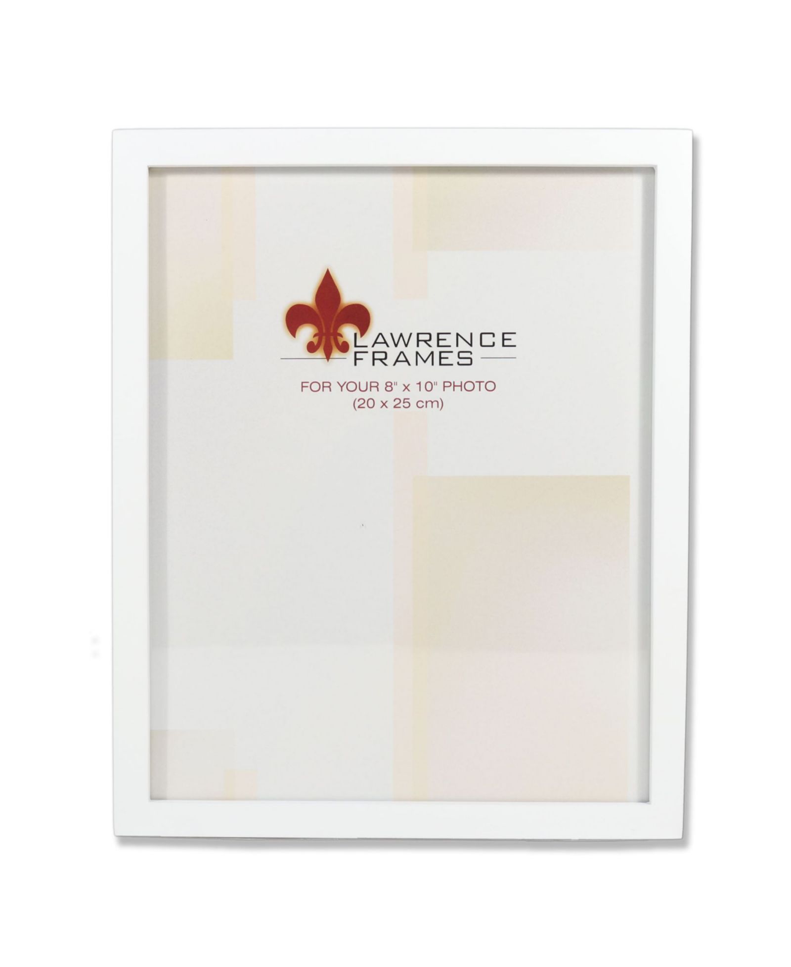 Lawrence Frames White Wood Picture Frame - Gallery Collection - 8" x 10"