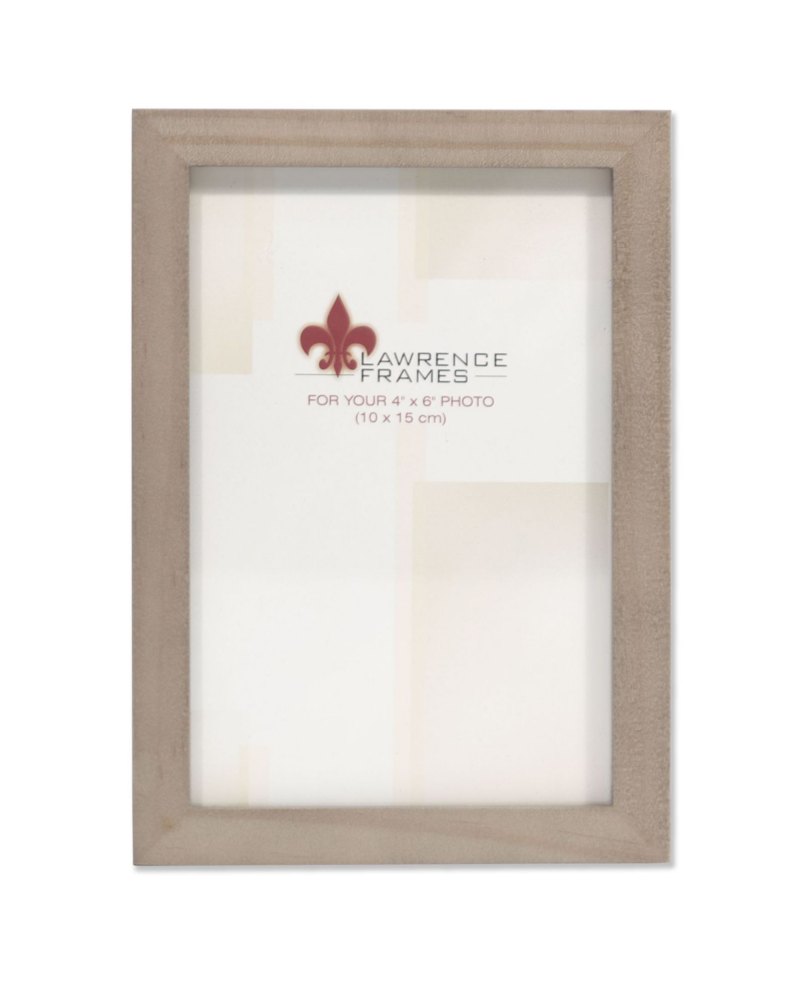 Рамка для фото Lawrence Frames Gray Wood, 4" x 6"