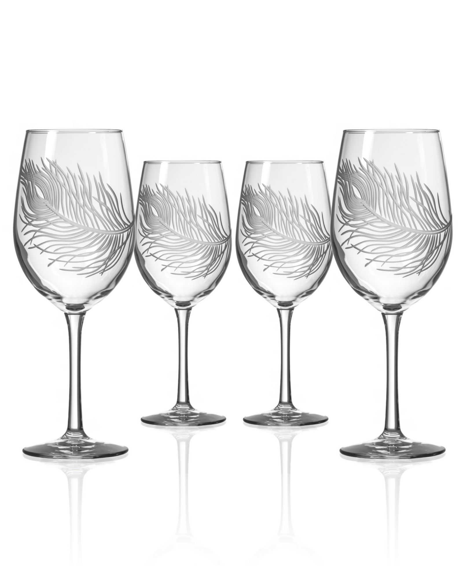Бокал для вина Rolf Glass Peacock White 12oz - Set of 4