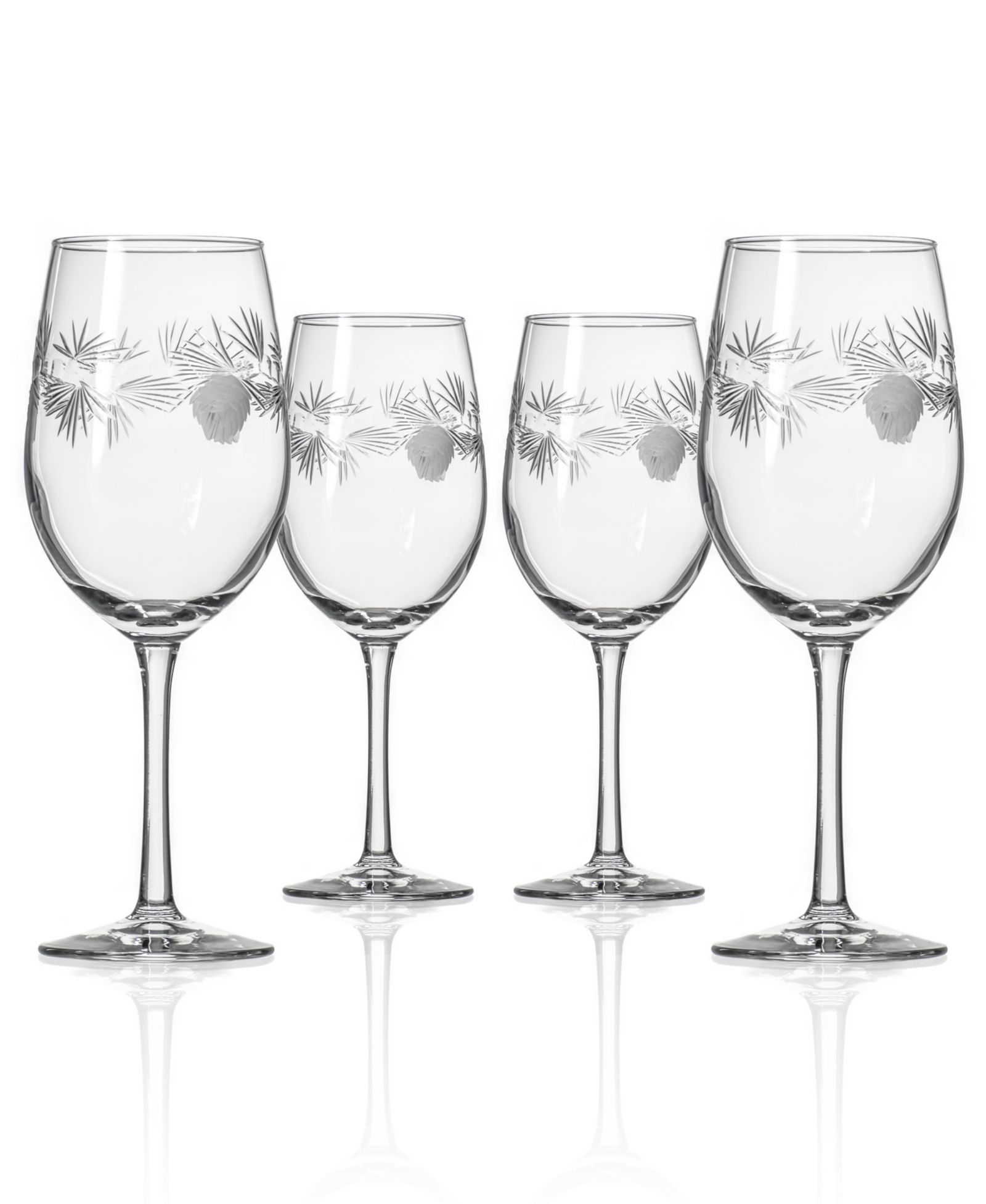 Набор винных бокалов Rolf Glass Icy Pine White Wine Glass 12oz, 4 шт.