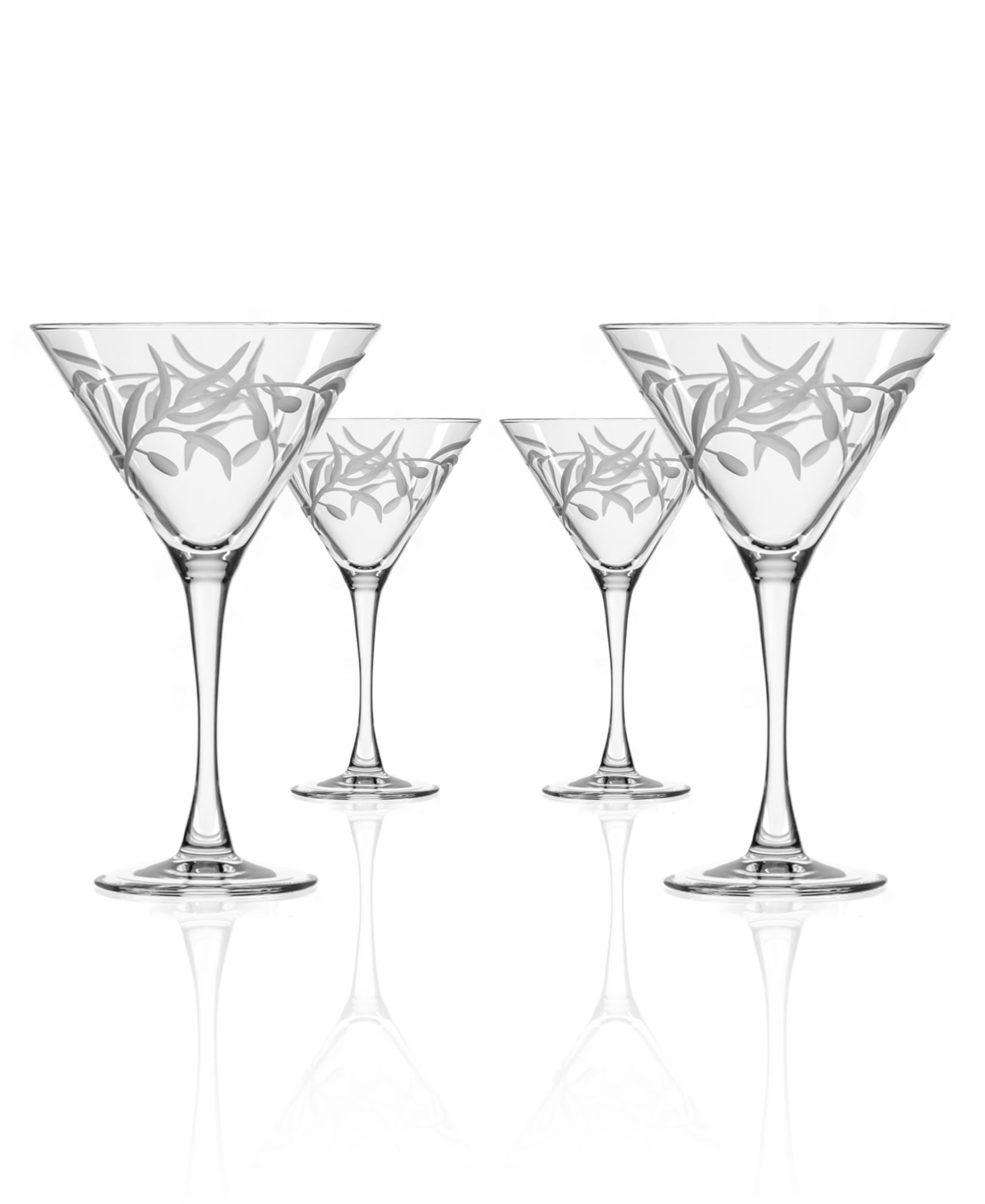 Бокалы для маргариты Rolf Glass Olive, 10oz, набор из 4 штук