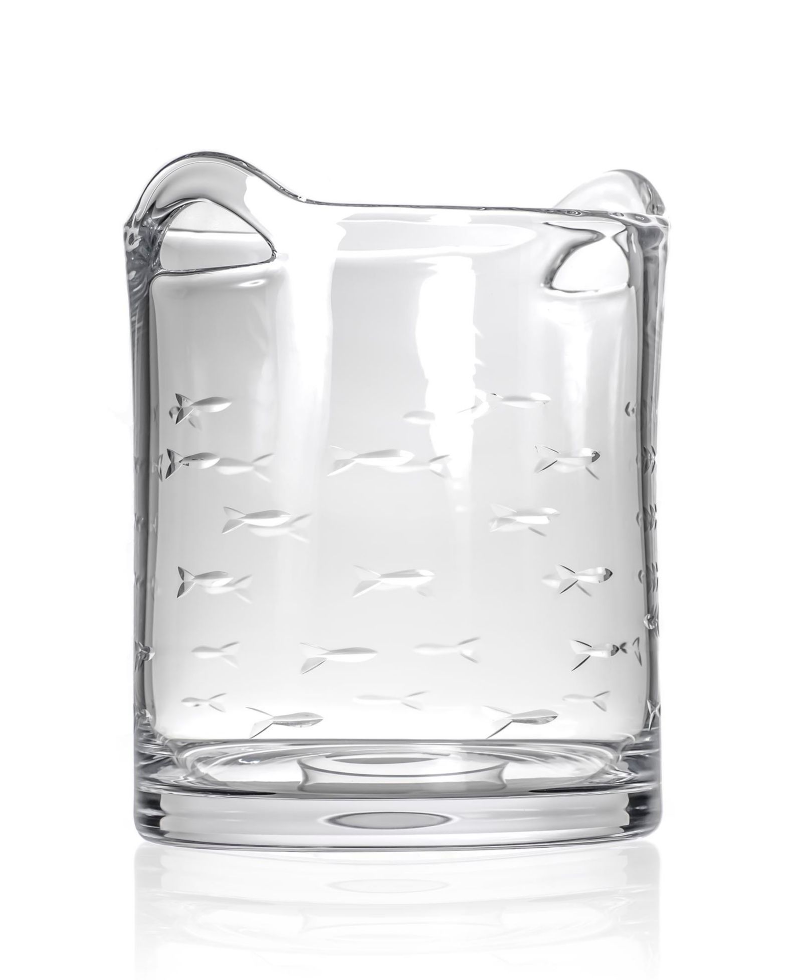 Ведерко для льда Rolf Glass School of Fish Champagne
