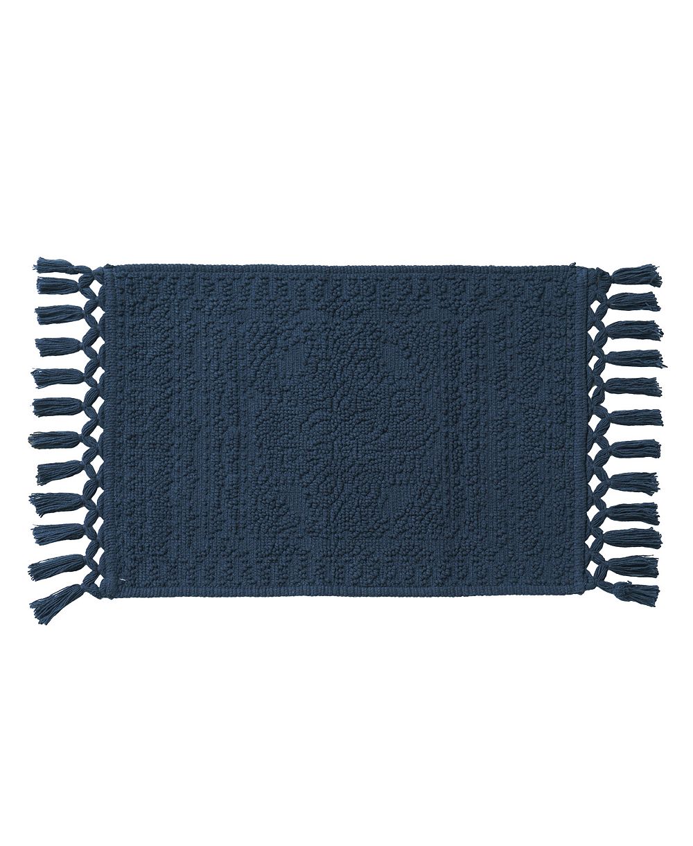 Коврик для ванной French Connection Nellore Fringe Cotton 17" x 28"