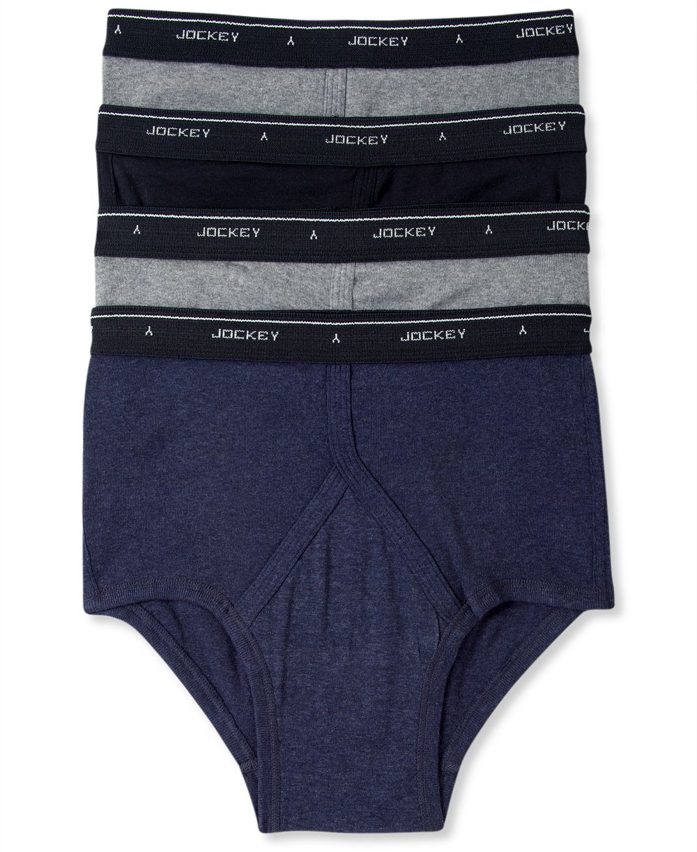 Jockey Men's Classic Collection Full-Rise Briefs 4-Pack