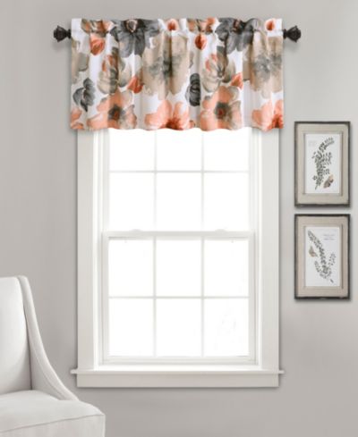 Lush Decor Allison Ruffle Light Filtering Curtain Panels, 40x84, Blush