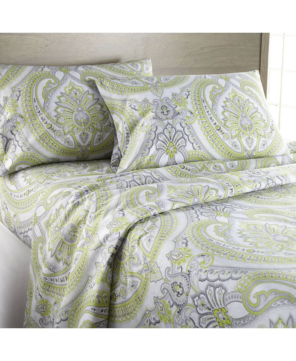 Комплект из 4 простыней Southshore Fine Linens Classic Paisley Ultra-Soft, California King
