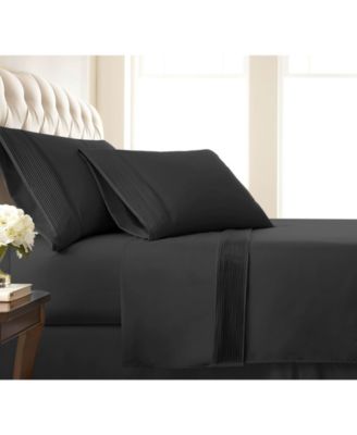 Southshore Fine Linens Classy Pleated 21" Extra deep, Pocket Sheet Set, Twin XL
