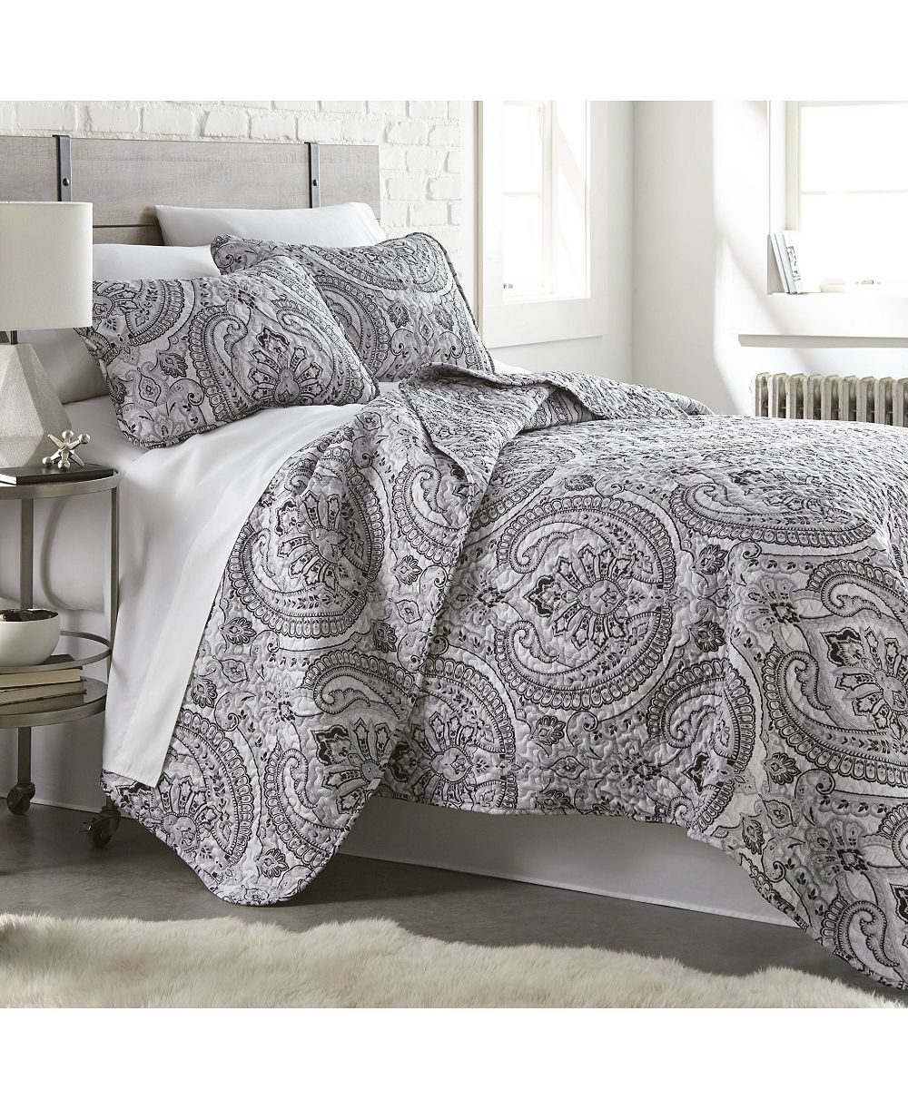 Комплект из 3-х стеганых покрывал Southshore Fine Linens Classic Paisley, Twin